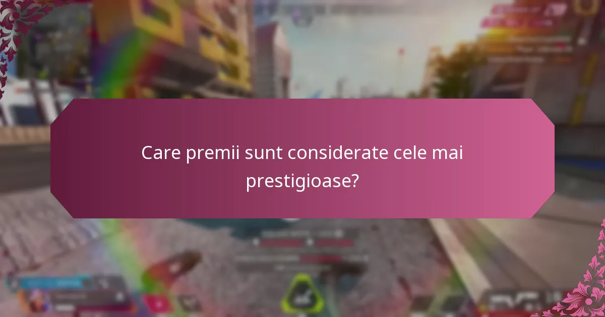 Care sunt evenimentele istorice notabile care includ premii?