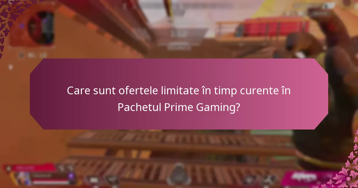 Ce evenimente promoționale sunt asociate cu Pachetul Prime Gaming?