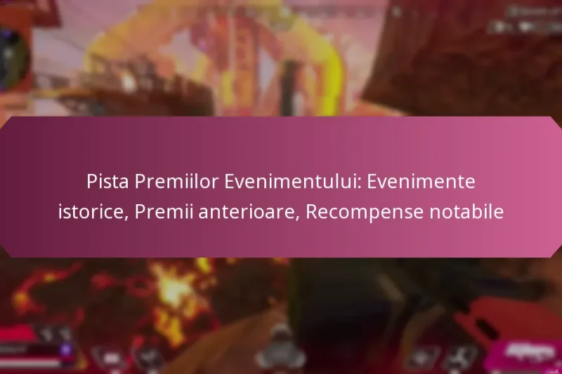 Pista Premiilor Evenimentului: Evenimente istorice, Premii anterioare, Recompense notabile