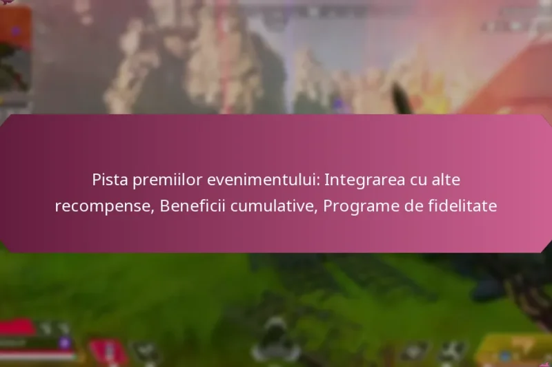 Pista premiilor evenimentului: Integrarea cu alte recompense, Beneficii cumulative, Programe de fidelitate