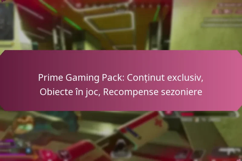 Prime Gaming Pack: Conținut exclusiv, Obiecte în joc, Recompense sezoniere